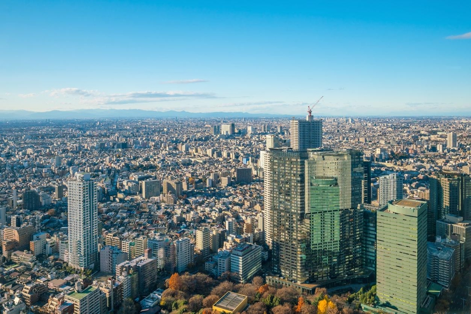 東京都庁展望室からの眺め